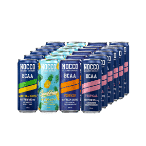 24 x NOCCO BCAA, 330 ml, Blandede smage