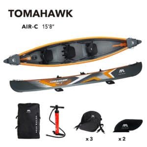 Aqua Marina Tomahawk Air-C – oppustelig kano / kajak 3 personer