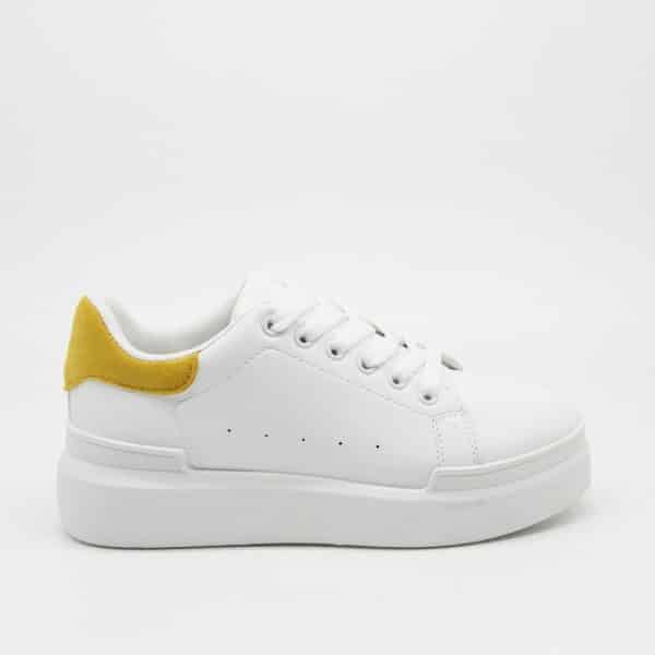 Dame Sneakers 6100 - Yellow