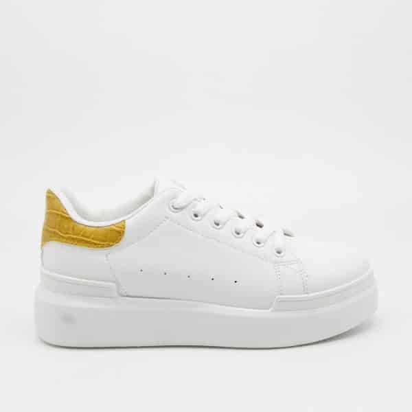 Dame Sneakers 6101 - Yellow