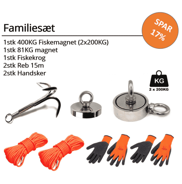 Fiskemagnet - Familie sæt