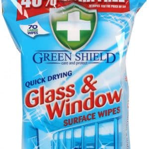 Glas & vindues-wipes 70-pak