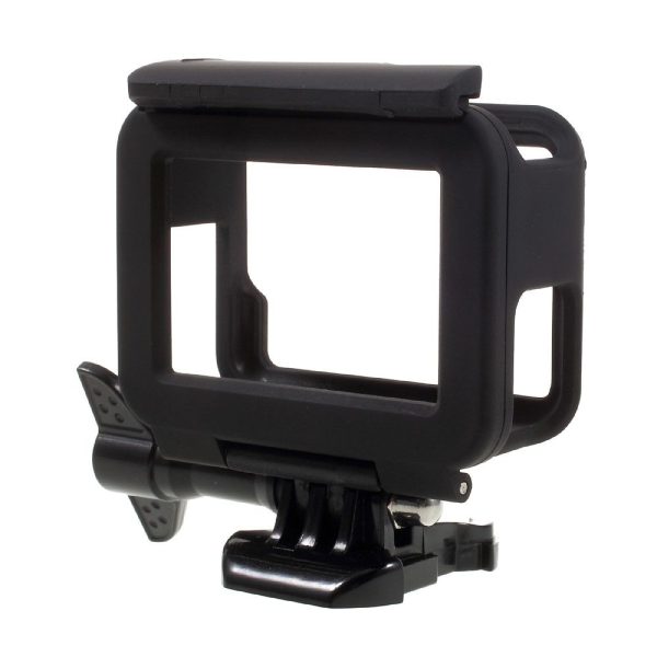 GoPro Hero 7/6/5 - Beskyttelses hus/cover m/mount - Sort