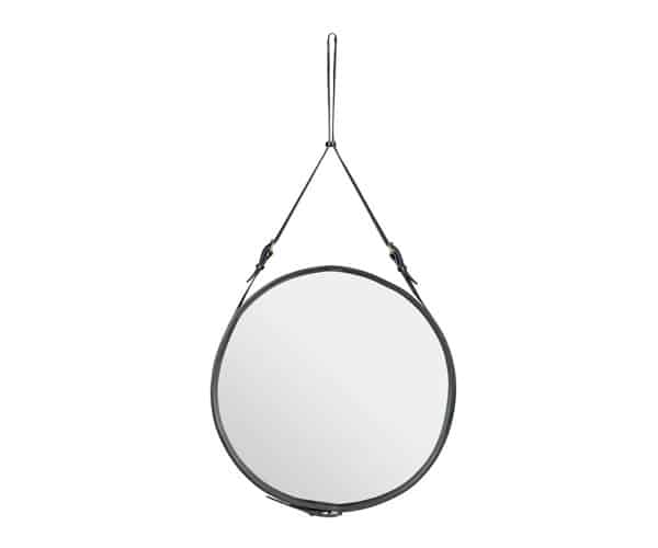 Gubi Adnet Circulaire Mirror Black - Ø70cm. - Large