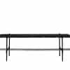 Gubi TS Sort Marmor Console - 1 Plade - Sort Stel