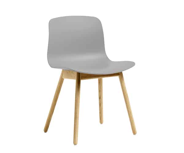 HAY About A Chair (AAC12) - Concrete Grey/Natur Eg
