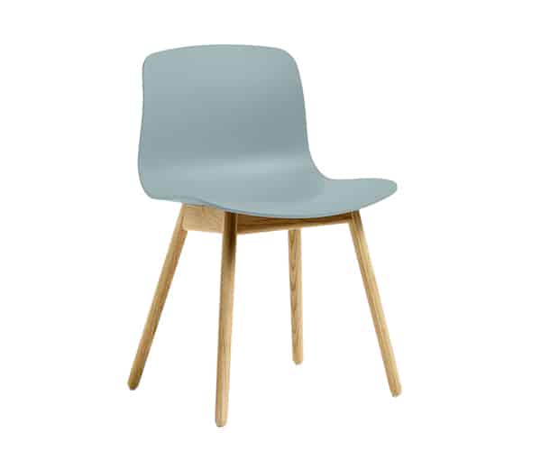 HAY About A Chair (AAC12) - Dusty Blue/Natur Eg