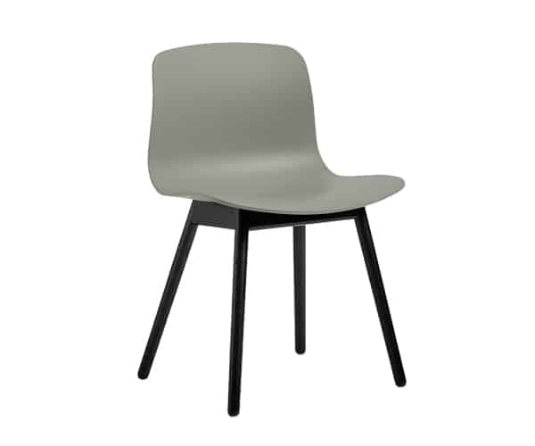 HAY About A Chair (AAC12) - Dusty Green/Sort Eg