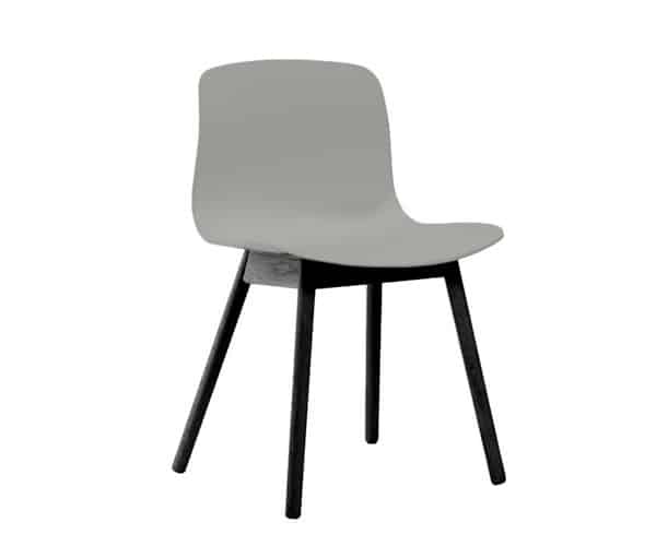 HAY About A Chair (AAC12) - Grey/Sort Eg
