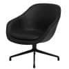 HAY About a Lounge Chair (AAL81) - Sort Sierra Læder