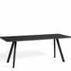 HAY CPH30 Table - 200x90cm - Sort Linolium - Sort