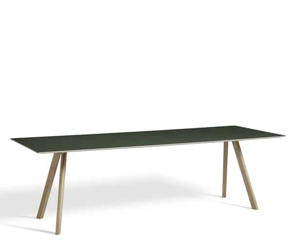 HAY CPH30 Table - 250x90cm - Grøn Linolium