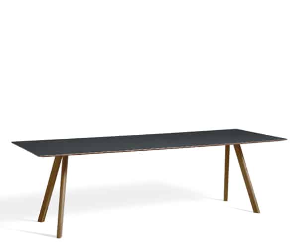 HAY CPH30 Table - 250x90cm - Valnød - Dark Grey Linolium
