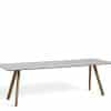 HAY CPH30 Table - 250x90cm - Valnød - Pebble Grey Linolium