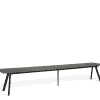 HAY CPH30 Udtræksbord - 200-400x90cm. - Sort Linolium