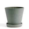 HAY Flowerpot with Saucer - Large - Green