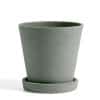 HAY Flowerpot with Saucer - Medium - Green