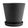 HAY Flowerpot with Saucer - XXL - Black