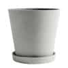 HAY Flowerpot with Saucer - XXL - Grey