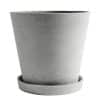 HAY Flowerpot with Saucer - XXXL - Grey