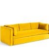 HAY Hackney 3 seater sofa - Yellow Lola Velour
