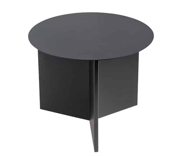 HAY Slit Table - Round - Black