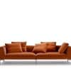 Juul 401 Sofa - Peach Velour - 320x95cm