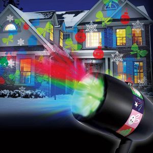 LED Udendørs projektor – Magic Light – med 12 flotte motiver