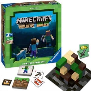 Minecraft – Builders & Biomes – Brætspillet (Engelsk)