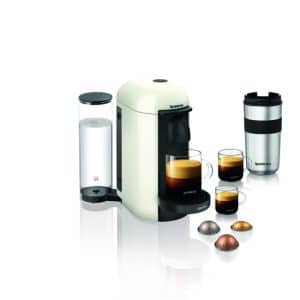 Nespresso® Vertuo Plus White GCB2-EU-WH-NE1 Kapsel Kaffemaskine – Hvid
