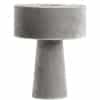 Nordal Mushroom bordlampe - grå velour