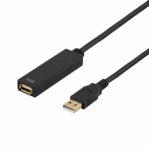 PRIME USB 2.0 forlængerkabel – Aktivt – 20 m – 5 års garanti