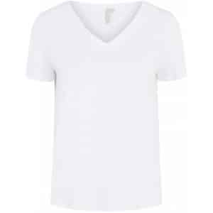 Pieces dame tshirt PCPENNY – Bright white