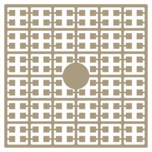 Pixelhobby Midi Perler 327 Ekstra lys Beige Brun 2x2mm – 144 pixels
