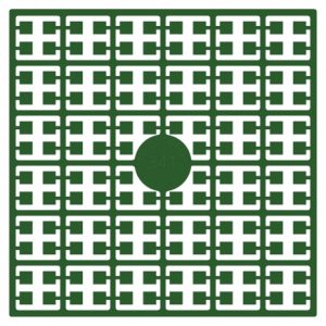 Pixelhobby Midi Perler 341 Mørk Papegøje Grøn 2x2mm – 140 pixels