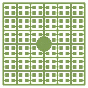 Pixelhobby Midi Perler 433 Lys Jagtgrøn 2x2mm – 144 pixels
