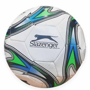 Slazenger White Stripe Fodbold Str. 5