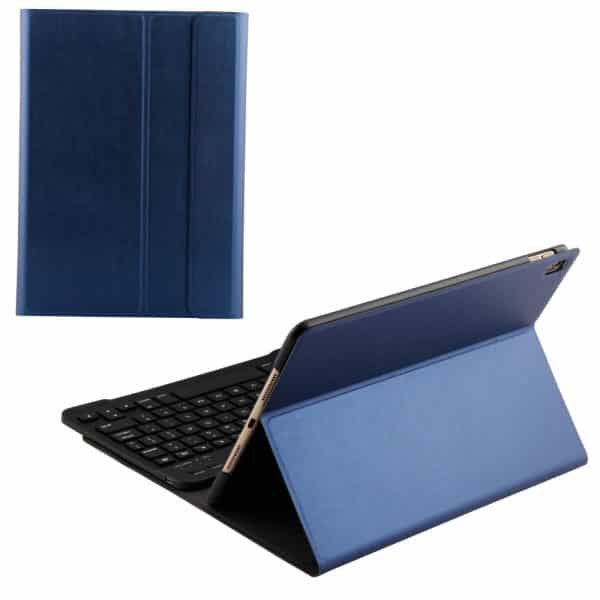 iPad Air 10.5 (2019) / Pro 10.5 - Bluetooth/trådløs Tastatur DANSK layout m/aftagelig etui/cover - Blå