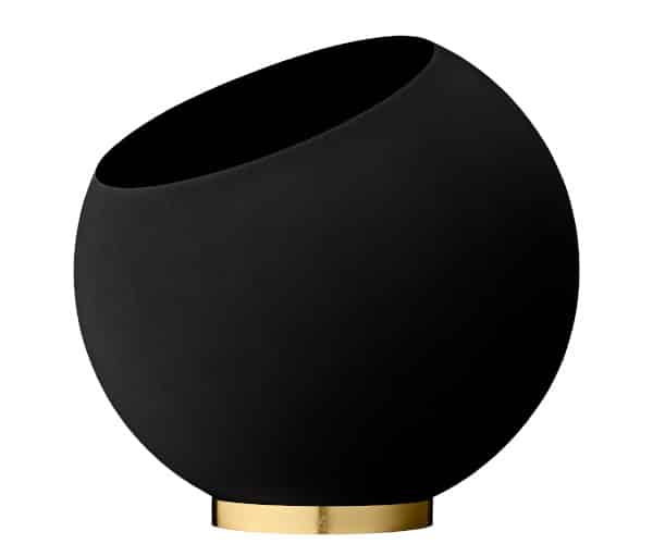 Aytm Globe flower pot - XS / Ø17 - black