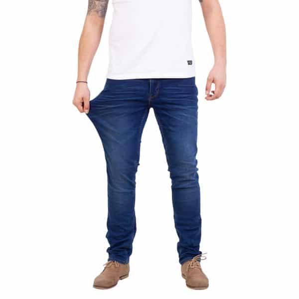 Global herre jeans - twister slim fit - Blå - Størrelse 32/36