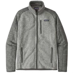 Patagonia Mens Better Sweater Jacket, Nickel / Forge Grey