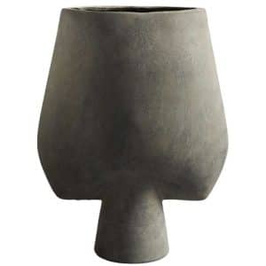 101 CPH Sphere Square Vase – big – dark grey