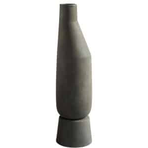 101 CPH Sphere Square Vase – tall – dark grey