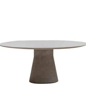 Andreu World Reverse Dining Table – Cement – Ø190cm.