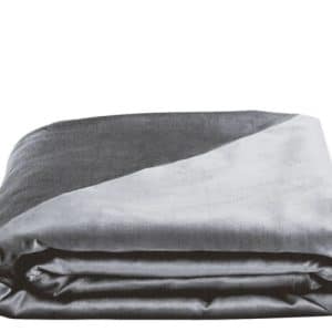 Au Maison Velvet Silk sengetæppe – 265×265 – silver