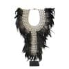 By Living Cph Feather Necklace - black