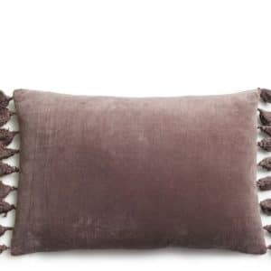 By Living Cph Plum Velvet Tassel pude 60x40cm