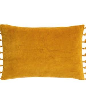 By Living Cph Tabac Velvet Tassel pude 60x40cm