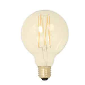 Calex LED Gold Globe Glødepære – E27 – 4W – Dia. 12,5cm