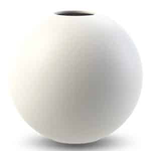 Cooee Design Ball vase – 20cm – white